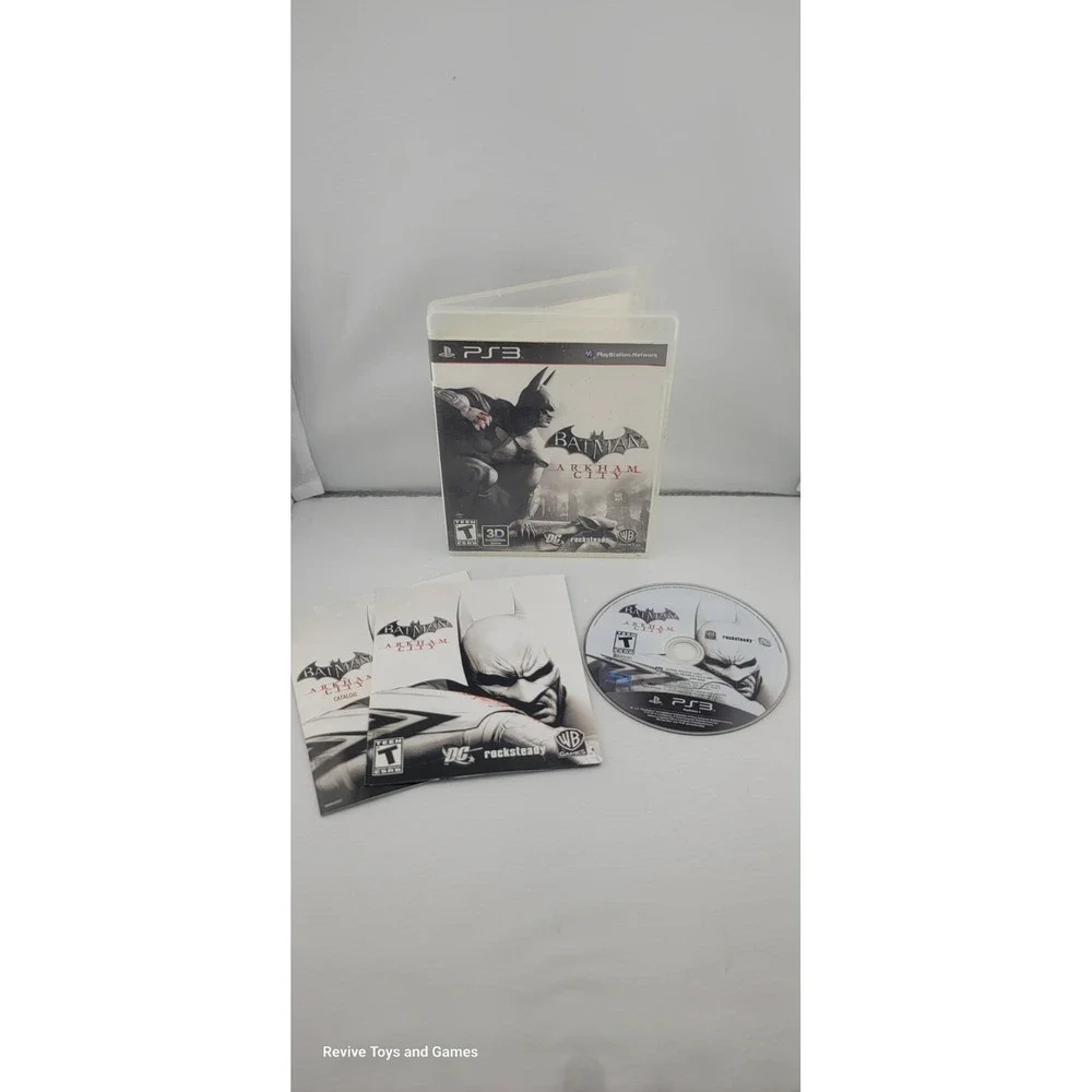Batman: Arkham City (Sony PlayStation 3, PS3, 2011) CIB Complete‎ Tested Working